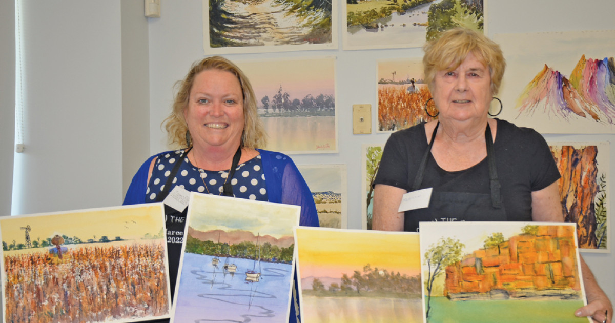 Art comes alive at The Express Newspaper Mareeba, Atherton
